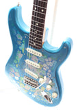 2017 Fender Stratocaster Traditional 60s blue flower