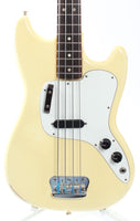 1975 Fender Musicmaster Bass white