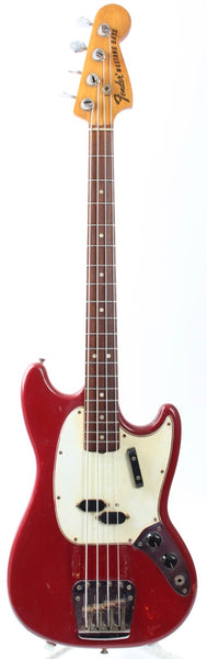 1967 Fender Mustang Bass red