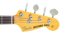 Ca. 1997 Fender Mustang Bass competition ocean turquoise metallic