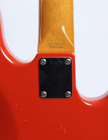 2004 Fender Jazz Bass 62 Reissue Lefty fiesta red