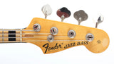 1973 Fender Jazz Bass black blocks olympic white