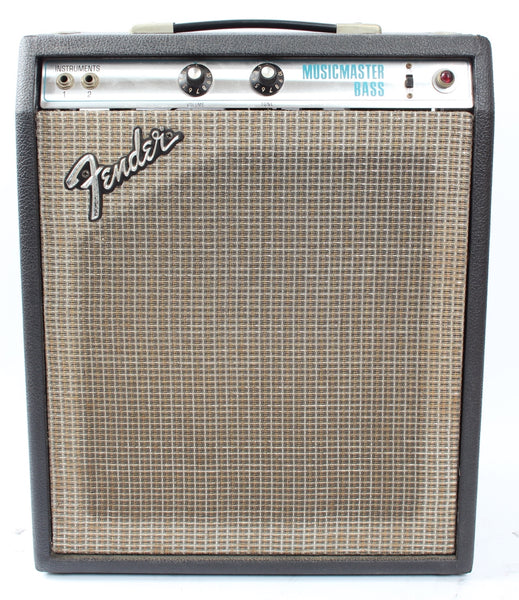 1977 Fender Musicmaster Bass Amp silverface