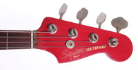 1984 Squier JV Contemporary Series PJ Bass torino red