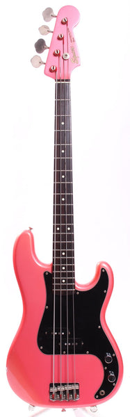 1985 Squier Precision Bass 62 Reissue Medium Scale all metallic pink