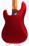1999 Fender American Vintage 57 Reissue Precision Bass candy apple red