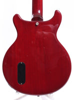 1989 Burny Les Paul Junior DC cherry red