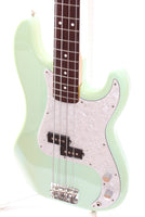 1999 Fender Precision Bass 62 Reissue matching headstock sonic blue