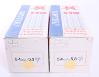 1995 Sovtek 300B NOS Tube Matching Duet 54MA / 5.8mA/V.