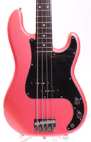 1985 Squier Precision Bass 62 Reissue Medium Scale all metallic pink