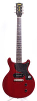 1989 Burny Les Paul Junior DC cherry red