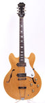 1982 Epiphone Casino natural tan label