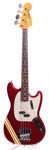 2004 Fender Mustang Bass competition red