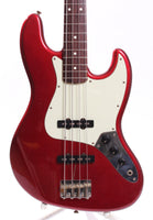 1983 Squier Jazz Bass 62 Reissue candy apple red