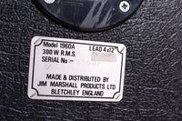 1982 Marshall JCM800 1960A 4x12" Cabinet