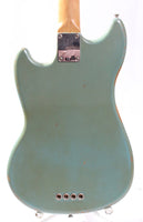 2017 Fender Mustang Bass JMJ road worn daphne blue