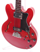 1999 Epiphone Rivoli II Bass cherry red
