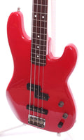 1984 Squier JV Contemporary Series PJ Bass torino red