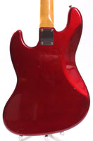1983 Squier Jazz Bass 62 Reissue candy apple red