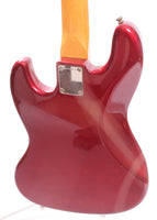 1983 Squier Jazz Bass 62 Reissue candy apple red