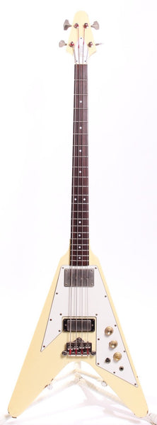 1983 Greco Flying V Bass white