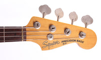 1982 Squier Precision Bass 62 Reissue sunburst