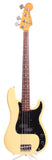 1978 Fender Precision Bass olympic white