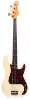 1984 Squier Precision Bass 62 Reissue Medium Scale vintage white