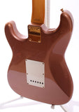 1991 Fender Stratocaster 62 Reissue gold hardware burgundy mist metallic