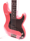 1985 Squier Precision Bass 62 Reissue Medium Scale all metallic pink