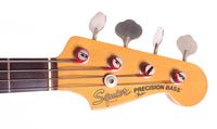 1983 Squier by Fender Precision Bass 62 Reissue vintage white