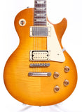 1980s Burny Les Paul Standard Flametop Reissue honey burst