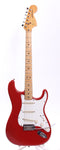 1981 Fender Stratocaster International Color Series morocco red