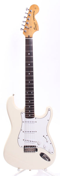 1983 Squier by Fender '72 Reissue Stratocaster JV Series vintage white