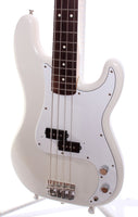 1993 Squier by Fender Japan Precision Bass olympic white