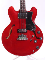 1999 Epiphone Rivoli II Bass cherry red