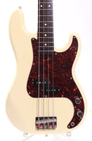 1984 Squier Precision Bass 62 Reissue Medium Scale vintage white