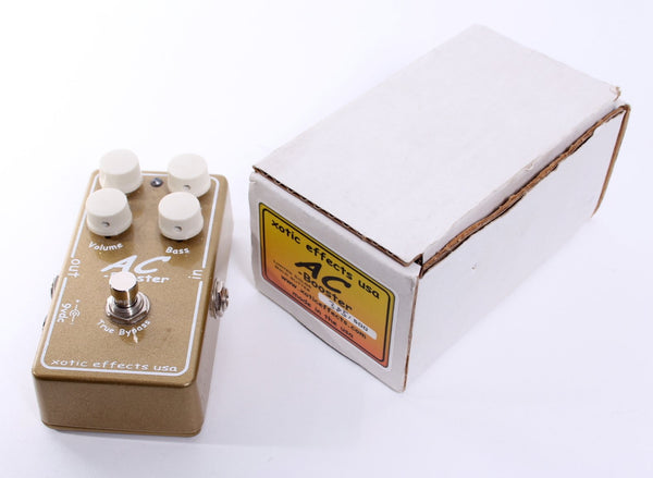 2000s Xotic AC Booster limited edition gold glitter Yeahman's Vintage & Used Guitars 2000s Xotic AC Booster limited edition gold glitter Yeahman's Vintage & Used Guitars