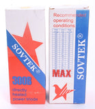 1995 Sovtek 300B NOS Tube Matching Duet 54MA / 5.8mA/V.