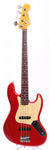 1999 Fender Jazz Bass 62 Reissue candy apple red