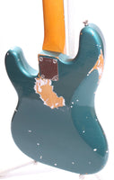 1990s Fender Precision Bass 66 Reissue ocean turquoise metallic