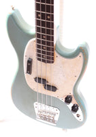 2017 Fender Mustang Bass JMJ road worn daphne blue