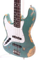 1999 Fender Jazz Bass 62 Reissue LEFTY ocean turquoise metallic