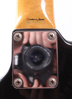 1998 Fender Jaguar 66 Reissue black matching headstock