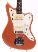 1994 Fender Jazzmaster 66 Reissue burgundy mist matching headstock