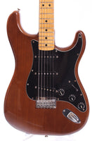 1977 Fender Stratocaster hardtail mocha brown