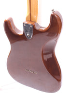 1977 Fender Stratocaster hardtail mocha brown