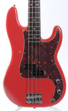 1974 Fender Precision Bass fiesta red