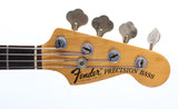 1974 Fender Precision Bass fiesta red