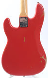 1974 Fender Precision Bass fiesta red